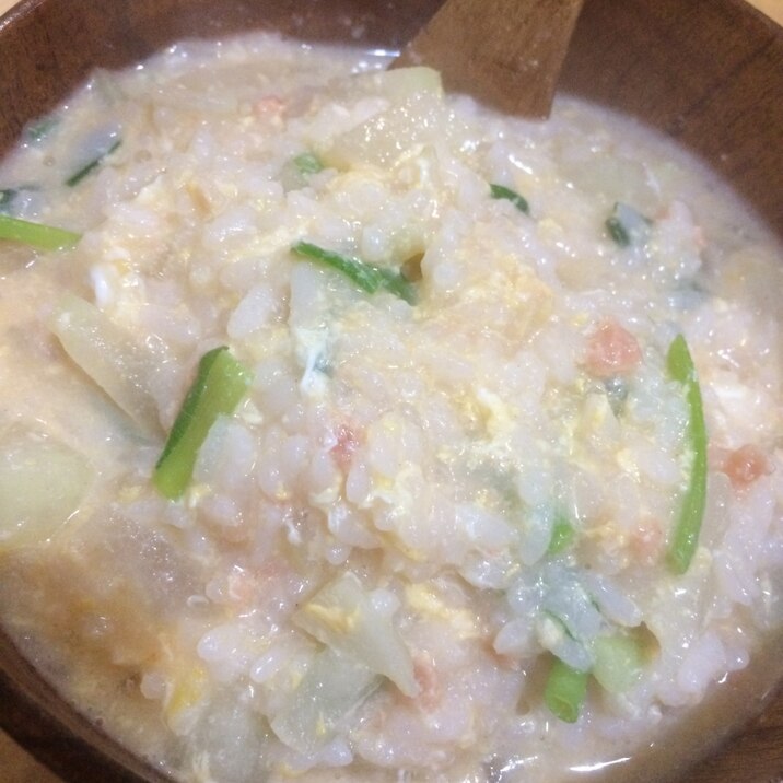鮭フレークと大根のぞうすい 艸 レシピ 作り方 By りぽひめ 楽天レシピ 鮭フレークと大根のぞうすい 艸 レシピ 作り方 By りぽひめ 楽天レシピ